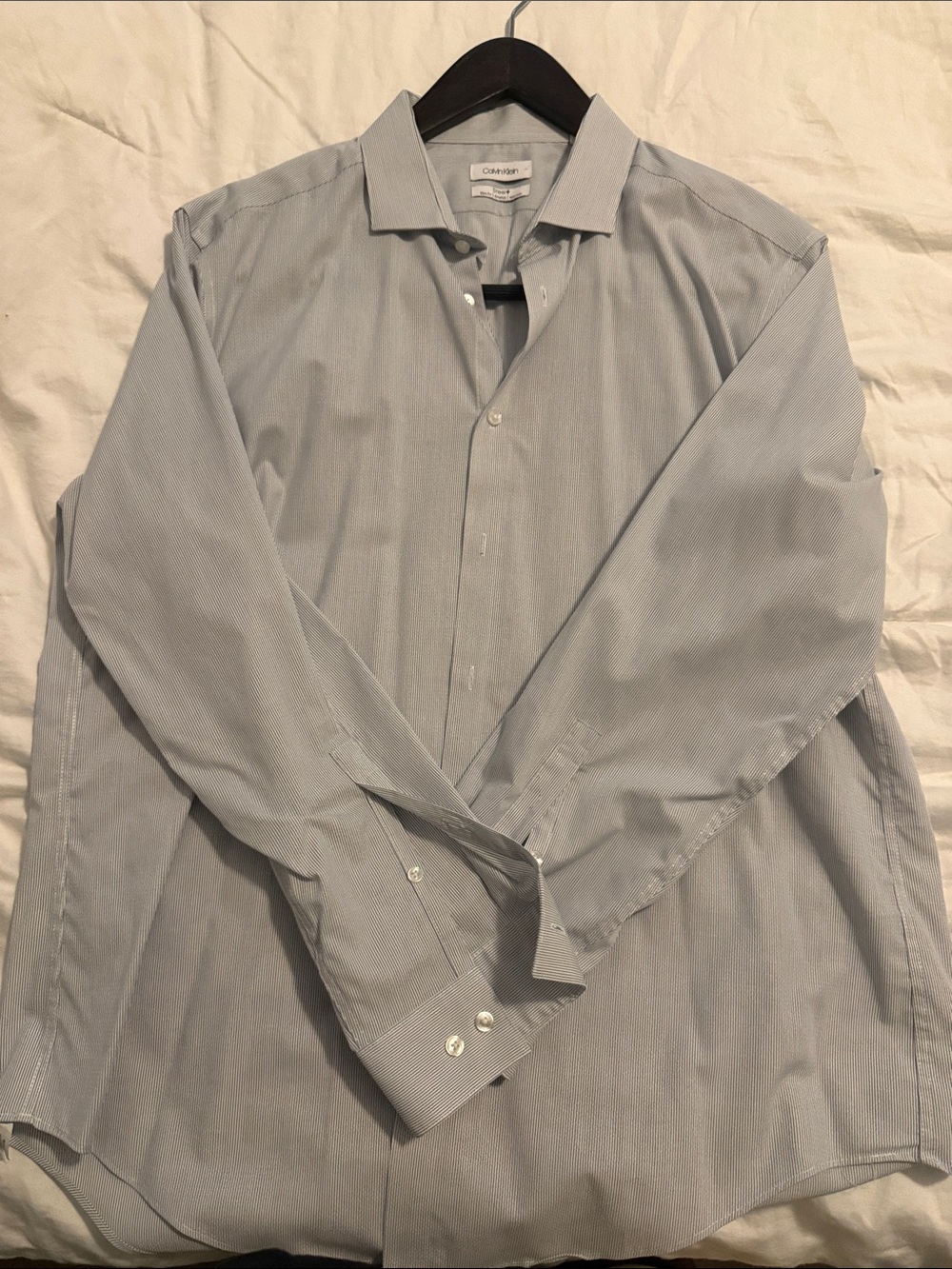 Calvin Klein Men’s Dress Shirt Neck 17